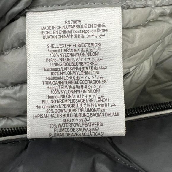 BCBGENERATION Ultra Lightweight Packable NYLON/DOWN Hooded Jacket Black size S - Picture 5 of 10